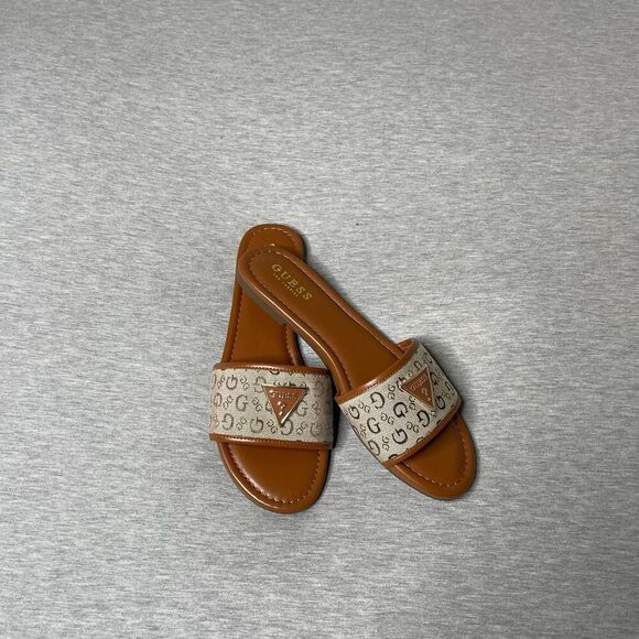 GUESS Women’s Signature Logo Slip-On Slide Sandals - Picture 3 of 11